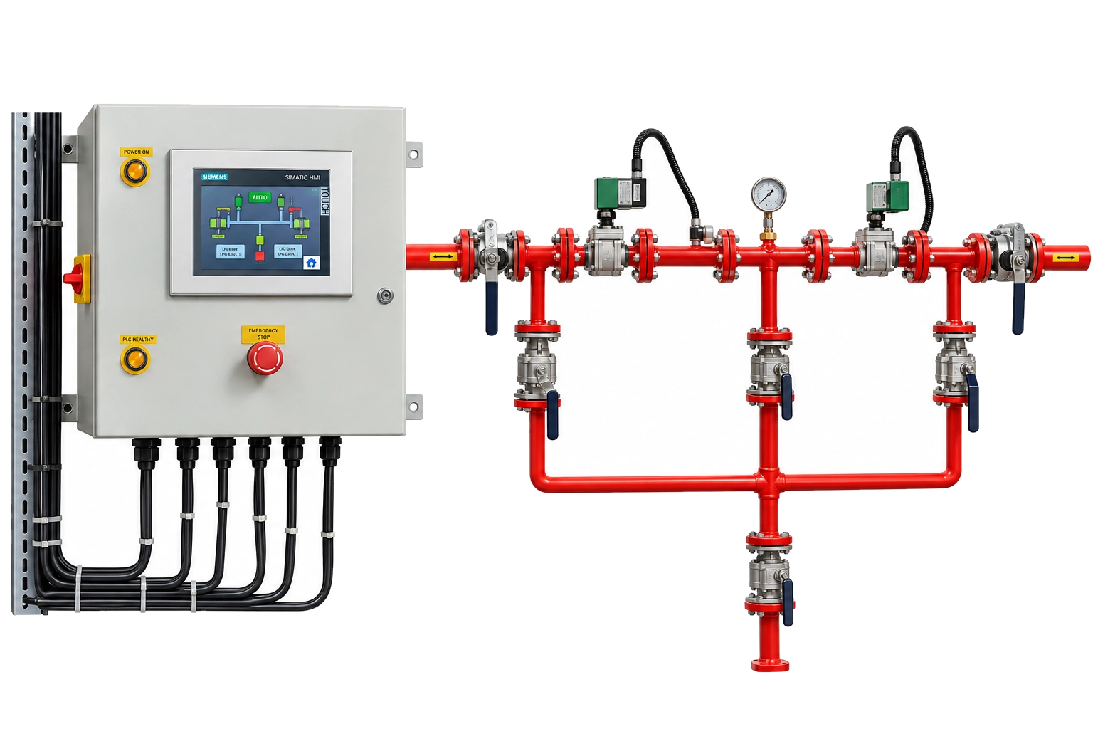 Advance Auto Changeover with PLC Panel